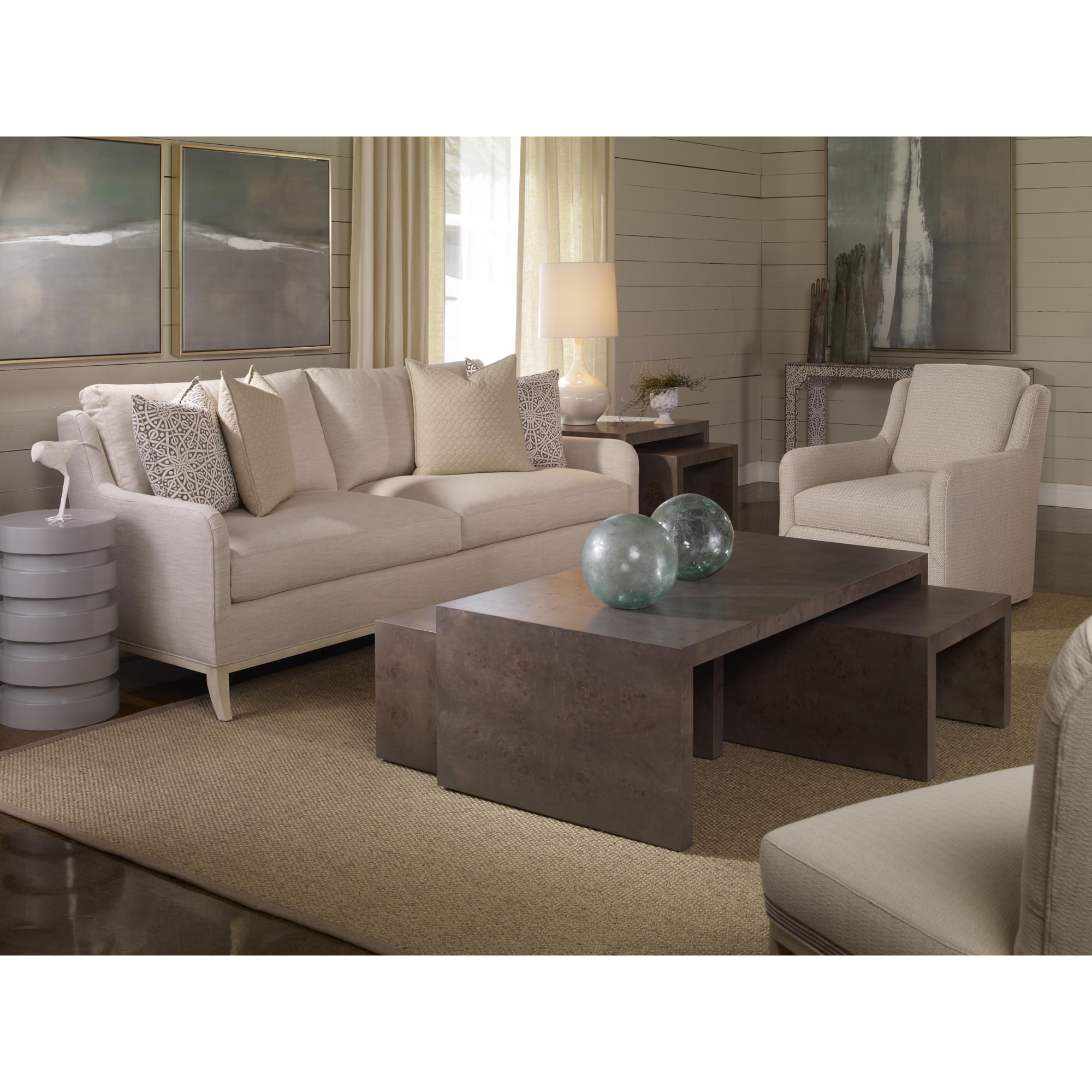 Vanguard Furniture Fisher V9222S Contemporary Sofa with Track Arms